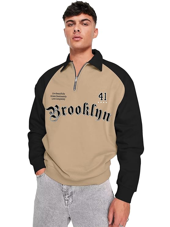 Brooklyn Half-Zip Sweatshirt
