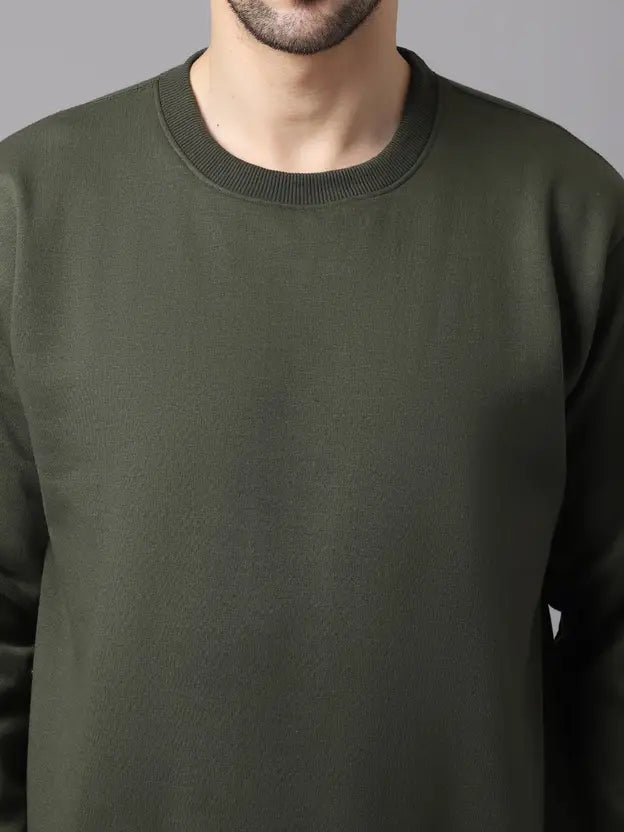 Olive Crewneck Sweatshirt