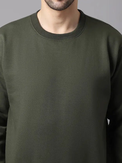 Olive Crewneck Sweatshirt